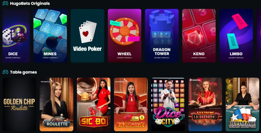 Casino hugobet